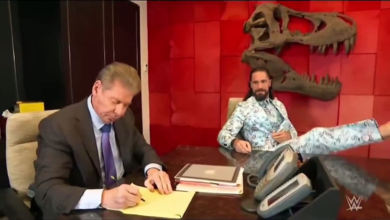 The difference between Roman Reigns and Seth Rollins when they meet Vince Mcmahon