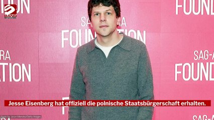 Jesse Eisenberg: Er bekommt die polnische Staatsbürgerschaft