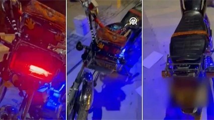 Motosikletine çakar taktı: Rekor ceza yedi