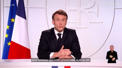 Macron sobre la paz en Ucrania: "Quiero creer que EE UU estará a nuestro lado, pero debemos estar preparados si no es así"