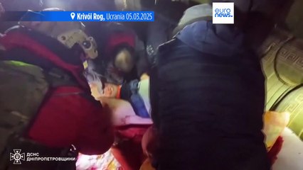 Ucrania: Un ataque ruso contra un hotel en Krivói Rog causa al menos 4 muertos y decenas de heridos
