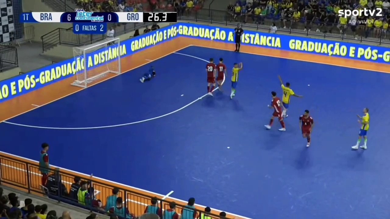 Brasil x Groelândia- Copa Intercontinental de Futsal - 2025