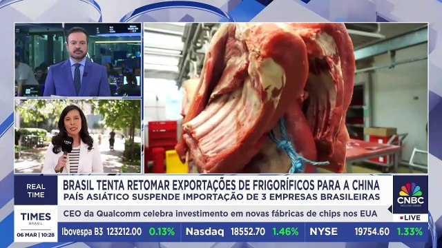 Brasil tenta retomar exportações de carne para China após suspensão de frigoríficos