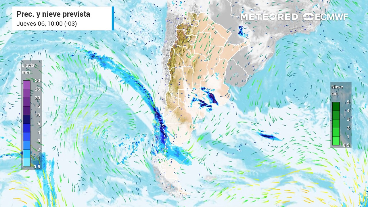 Cambio rotundo de tiempo en Argentina : tormentas intensas y el ansiado descenso de temperatura en los próximos días