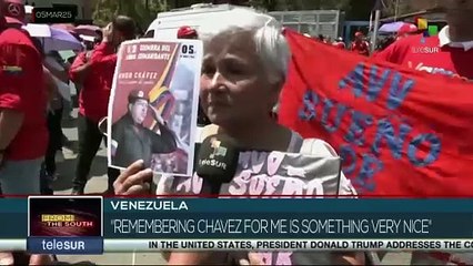 Venezuela, people commemorate 12th anniversary of Commander Chavez´s death