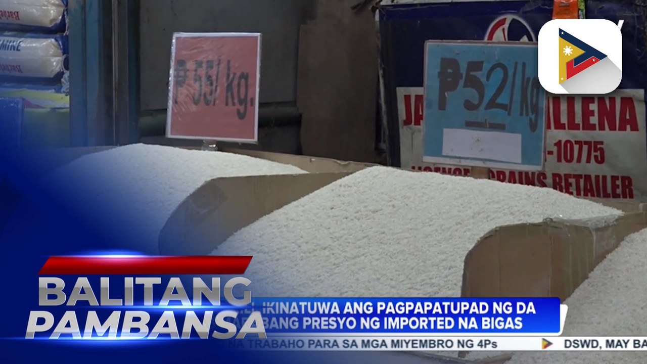Ilang mamimili, ikinatuwa ang pagpapatupad ng Department of Agriculture ng mas mababang presyo ng imported na bigas