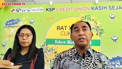 Adi Mandala Ungkap Fakta Koperasi di NTT pada RAT CU Kasih Sejahtera Atambua