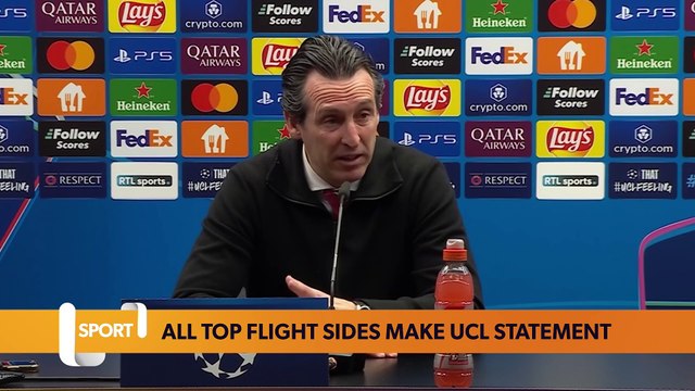 Aston Villa, Arsenal and Liverpool all take first-leg advantage in UEFA Champions League last 16 ties