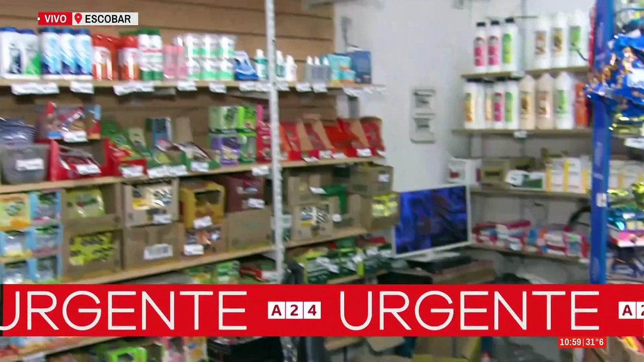 Violento asalto en supermercado de Escobar: delincuentes armados aterrorizaron a clientes y el personal