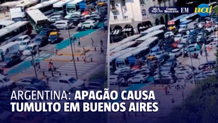 Apagão deixa 600 mil sem luz e trava o trânsito em Buenos Aires