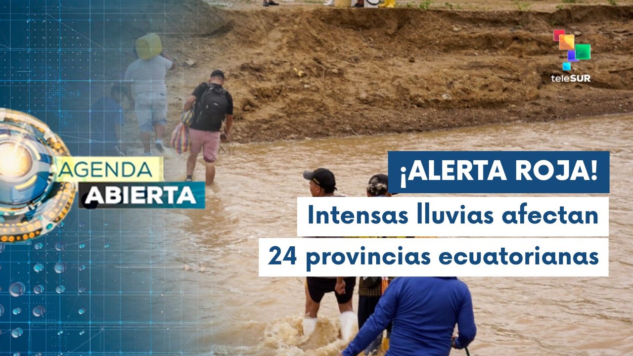 Intensas lluvias provocan inundaciones en Ecuador