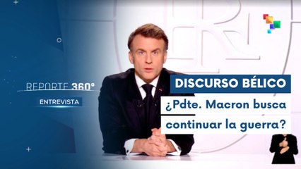 Entrevista | Rusia califica de excesivo discurso del Pdte. Macron