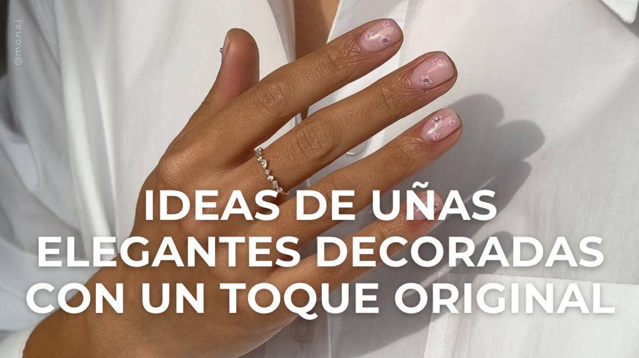 Ideas de uñas elegantes decoradas con un toque original