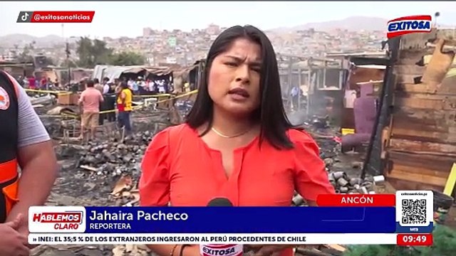 Emergencia en Ancón: Incendio afectó a más de 25 casas y dejó un menor fallecido