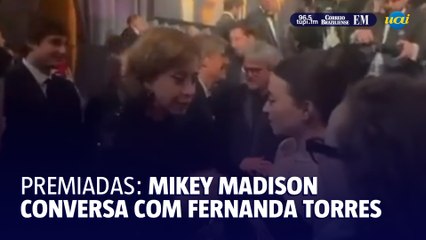 Após o Oscar, Mikey Madison fala sobre Fernanda Torres e elogia Demi Moore