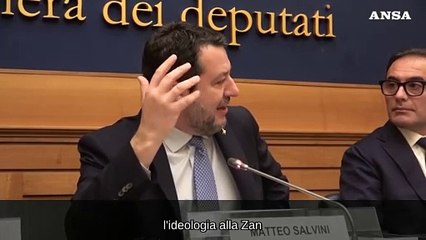 Salvini: "Ok educazione sessuale a scuola ma no ideologia alla Zan"