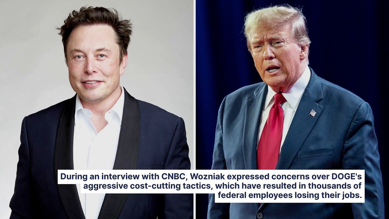 Apple Co-Founder Steve Wozniak Blasts DOGE's Mass Firings, Says Musk-Led Cuts Are Like Using A Sledgehammer Instead Of A Scalpel