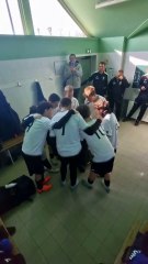 DANS LE VESTIAIRE DE L'ENTENTE U15 A 8