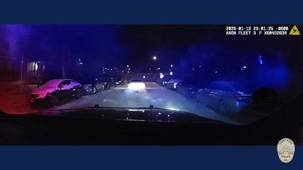 Dashcam video of shots fired at officer in St. Paul