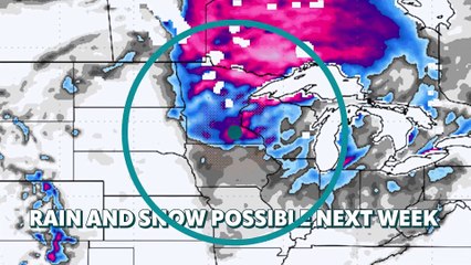 Next week looks interesting for rain and snow in Minnesota