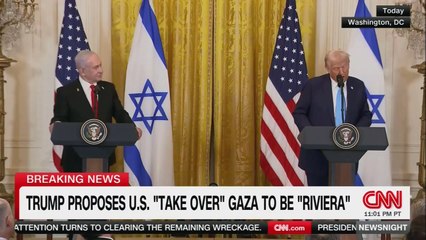 Trump says the U.S. will own Gaza and develop it