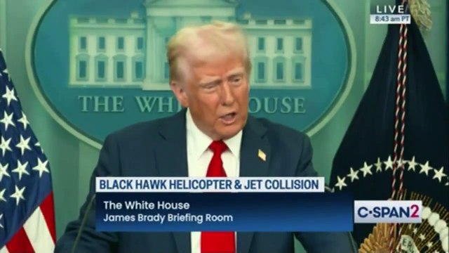 Donald Trump Blames DEI For The Washington, D.C. Plane Crash