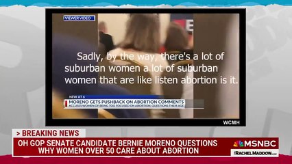 Maddow Segment on Bernie Moreno Comments at Town Hall