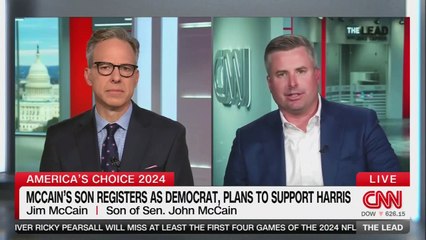 Jimmy McCain tells Jake Tapper Why he is Backing Harris-Walz