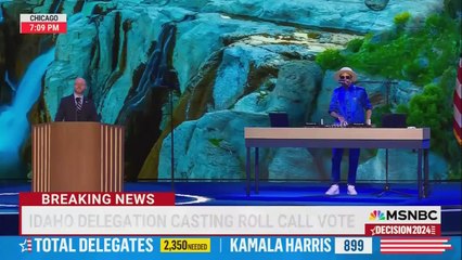 J.B. Pritzker and the host Illinois delegation nominate Harris and Walz