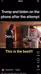 Don Jr Shared Meme Video of "Trump" Threatening and Blaming "Biden"