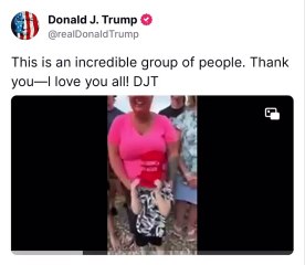 Trump Shared Video of January 6th Group Thanking Him as "God Emperor Trump"