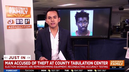 Arizona 3 News Update on Stolen Equipment at Maricopa County Vote Tabulation Center