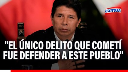Pedro Castillo amenazó con abandonar la sala en pleno juicio oral: "El único delito fue defender al pueblo"