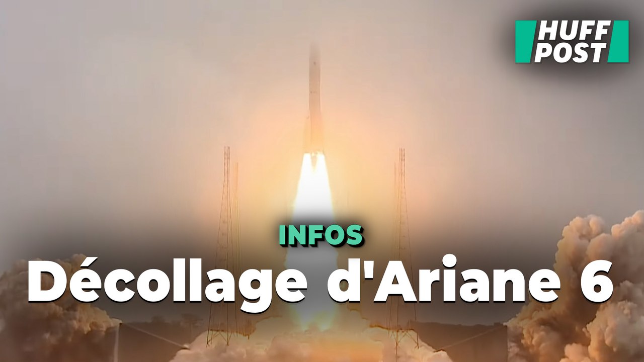 Lancement d’Ariane 6 : la fusée réussit son décollage pour un premier vol commercial