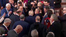 Trump’s 5-Minute Exit from Congress: Mic’d Up, Hear Every Conversation as Everyone Rushes to Greet Him