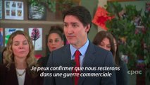 Le Canada reste en guerre commerciale avec les Etats-Unis (Trudeau)