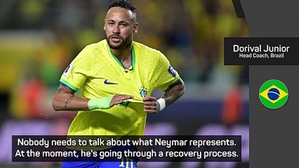 Dorival calms expectations on Neymar as he returns to Brazil squad