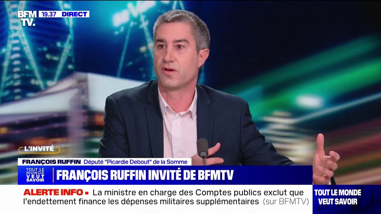 Guerre en Ukraine: "Emmanuel Macron joue les commentateurs, il n'est pas un acteur, mais un spectateur", affirme François Ruffin
