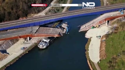 NO COMMENT: El derrumbe de un puente en Bélgica deja un muerto y dos heridos