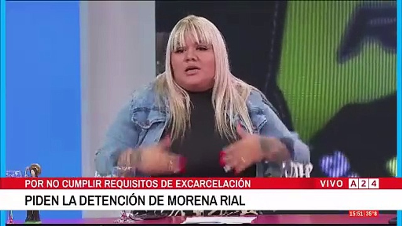 🚨 PIDEN LA DETENCIÓN DE MORENA RIAL POR NO CUMPLIR LOS REQUISITOS DE EXCARCELACIÓN