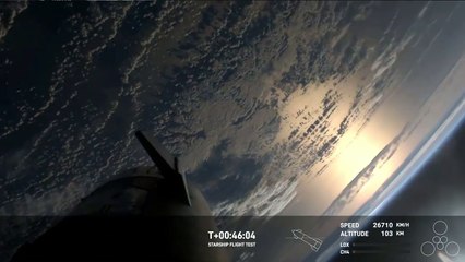 Incredible Views Of SpaceX Starship Re-Entering Earth's Atmosphere