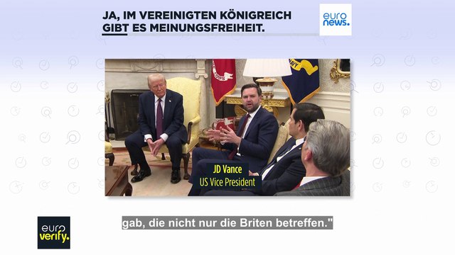 Faktencheck: Ja, im Vereinigten Königreich gibt es Redefreiheit