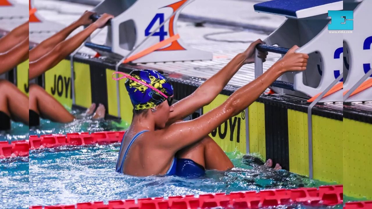 Mia Martinicorena, nadadora de Estudiantes