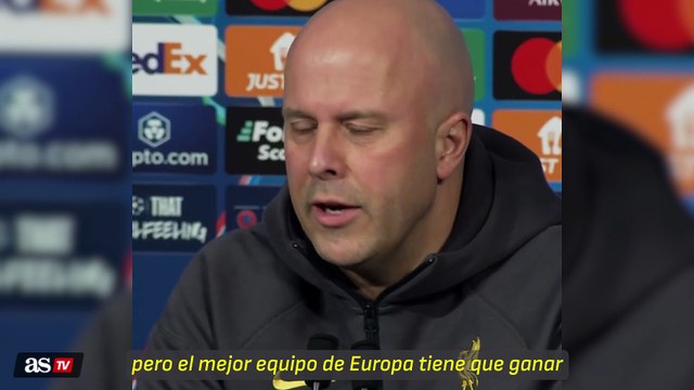 Slot responde a Luis Enrique por aquello de que el Liverpool era el mejor equipo de Europa