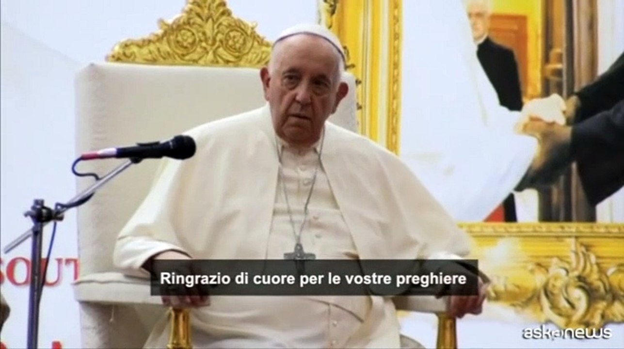 Torna la voce del Papa, ecco il primo audio di Francesco dal Gemelli