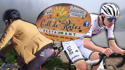 Cyclisme -  Vlog 2025 -Le Coll de Rates... après Pogacar et Vingegaard, Cyclism'Actu a tenté le record ou plutôt a essayé !