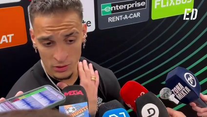 Antony habla tras el empate contra el Vitoria de Guimaraes en UEFA Conference League