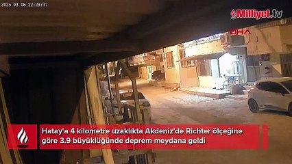 Hatay'da 3.9 büyüklüğünde deprem