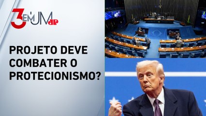 Senado analisa proposta em resposta à guerra tarifária após medidas dos EUA