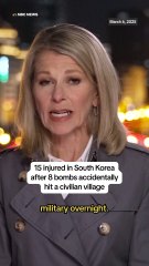 15 injured in South Korea after 8 bombs accidentally hit a civilian village